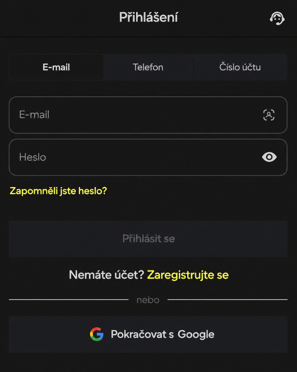 Jak se přihlásit do osobního účtu